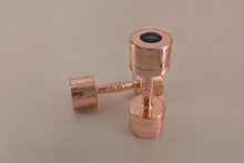 Load image into Gallery viewer, luxury gold dumbbells