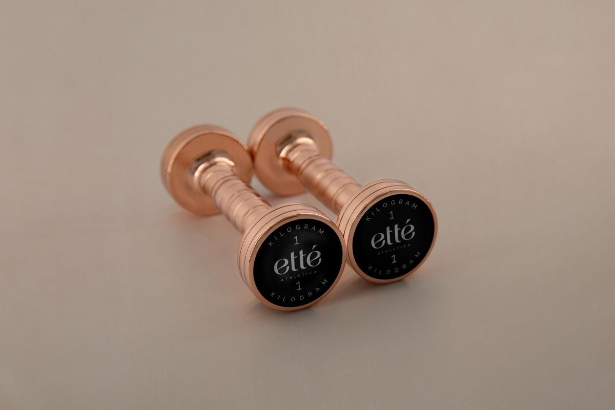 Gold Dumbbells