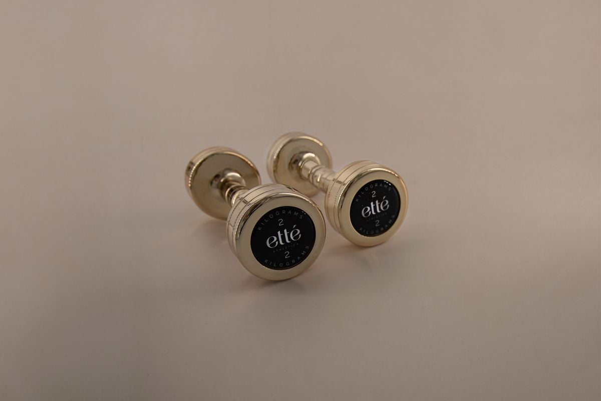 Gold Dumbbells